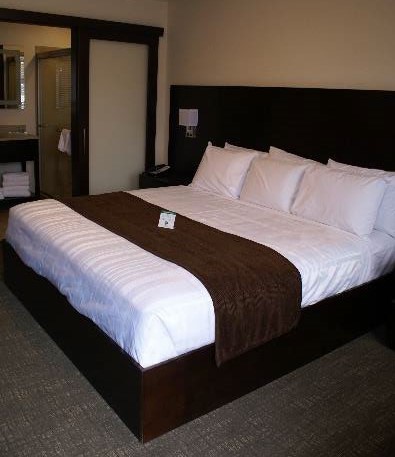 guestroom in the boarders inn and suites