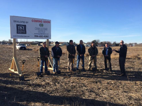 Groundbreaking at Cobblestone Inn and Suites 