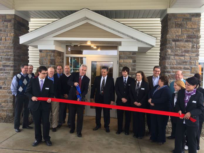 Ribbon Cutting at the Cobblestone Inn and Suites