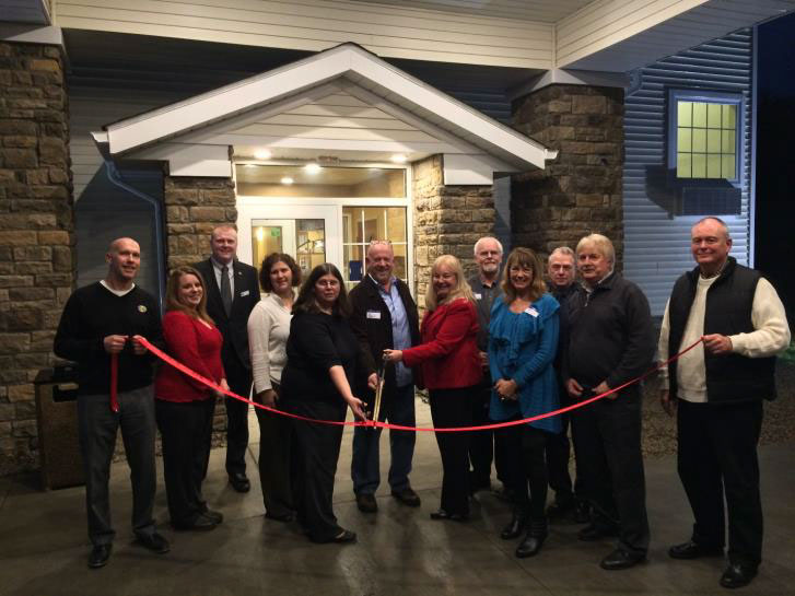 Ribbon Cutting at Cobblestone Inn and Suites 